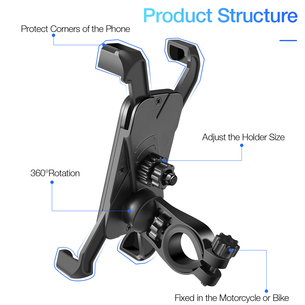 360° Adjustable Bike Phone Mou - Phone Zone Accessories & Repair Photos review and price