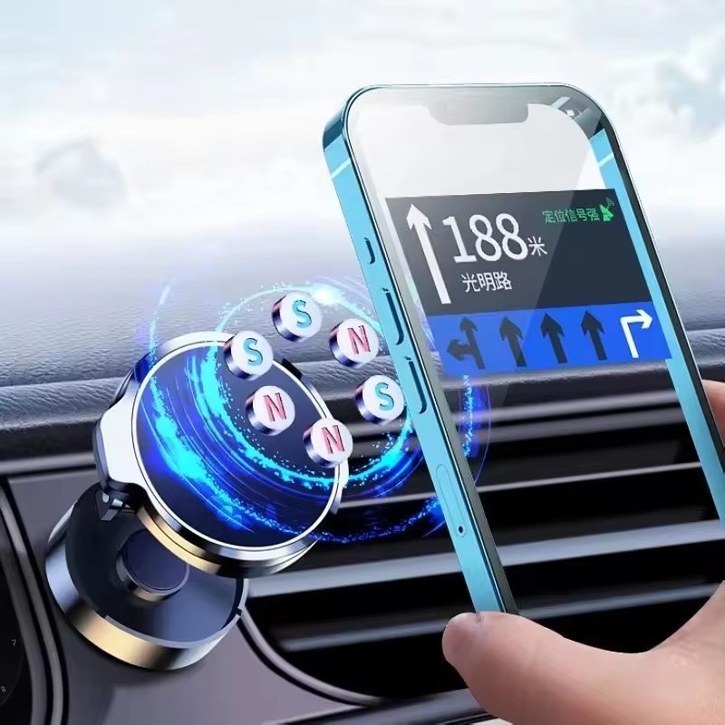Round Folding Magnetic Car Hol - Phone Accessories Useful review and price