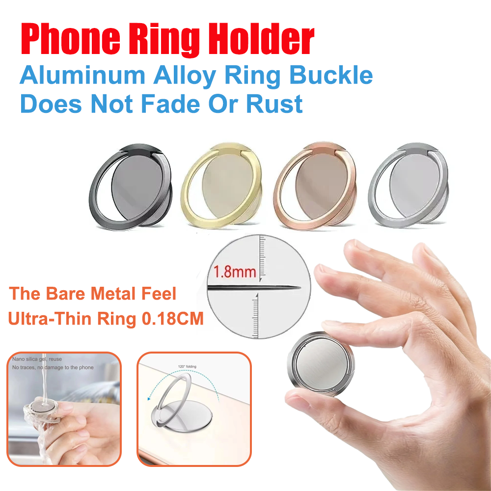 Ultra Thin Metal Ring Holder S - Phone Accessories Holder Car review and price